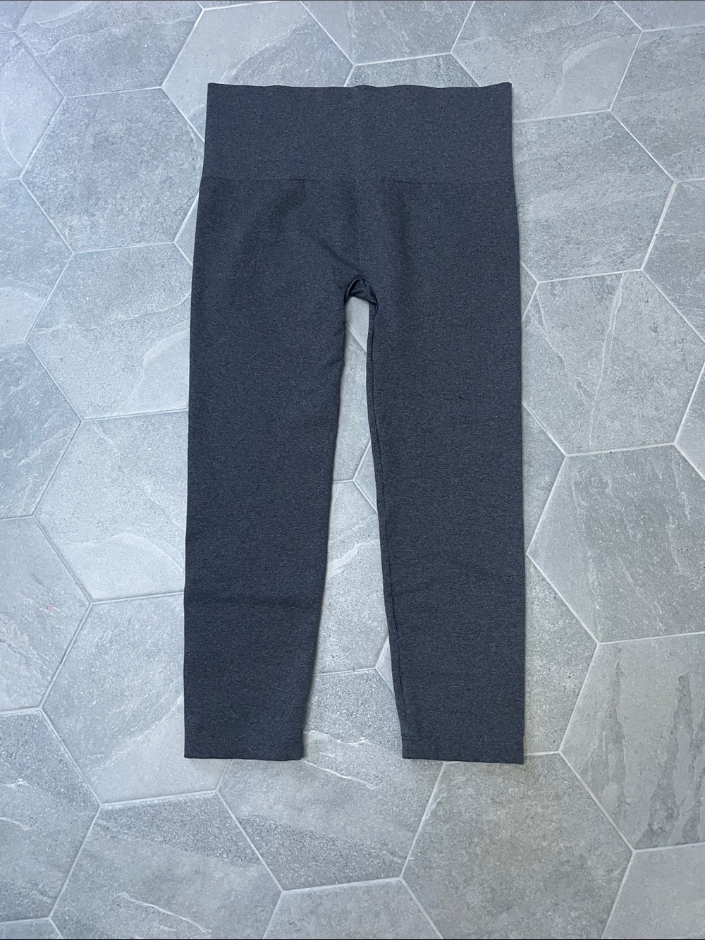 Soma Seamless High-Waisted Cropped Leggings – XXL – Heathered Charcoal Gray